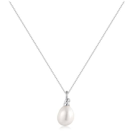  Chic Creator - Silber / Rhodiniert - Perle - 51cm